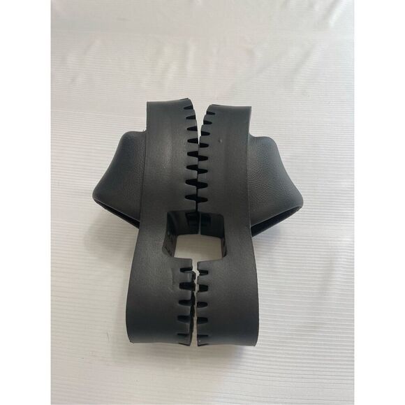 Jeffrey Campbell Platform Sandals Size 7 Black Chunky Y2K - Picture 6 of 8